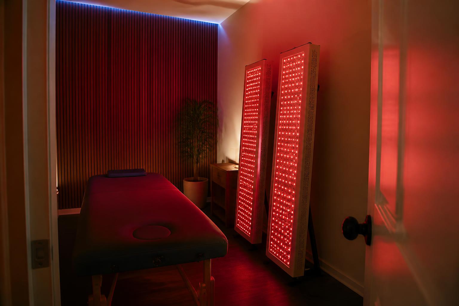 Full-body light therapy for recovery and cellular support.